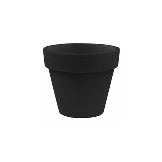 Vondom Maceta vase diam. 50 h. 43 cm. by Studio Vondom Vondom Black - Buy now on ShopDecor - Discover the best products by VONDOM design
