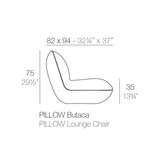 Vondom Pillow armchair LED bright white by Stefano Giovannoni - Buy now on ShopDecor - Discover the best products by VONDOM design