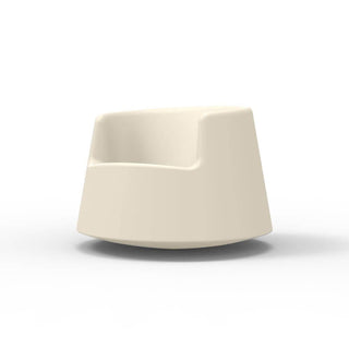 Vondom Roulette armchair polyethylene by Eero Aarnio Vondom Ecru - Buy now on ShopDecor - Discover the best products by VONDOM design