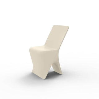 Vondom Sloo chair polyethylene by Karim Rashid Vondom Ecru - Buy now on ShopDecor - Discover the best products by VONDOM design