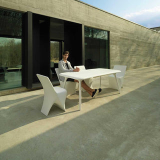 Vondom Sloo rectangular table 180x90 cm by Karim Rashid - Buy now on ShopDecor - Discover the best products by VONDOM design