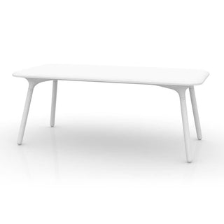 Vondom Sloo rectangular table 180x90 cm by Karim Rashid Vondom White - Buy now on ShopDecor - Discover the best products by VONDOM design