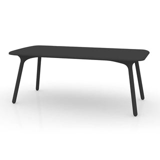Vondom Sloo rectangular table 180x90 cm by Karim Rashid Vondom Black - Buy now on ShopDecor - Discover the best products by VONDOM design