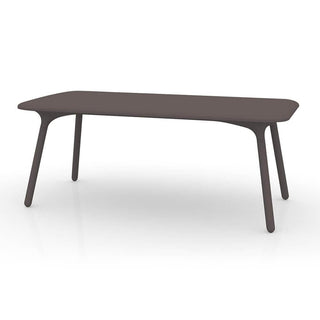 Vondom Sloo rectangular table 180x90 cm by Karim Rashid Vondom Bronze - Buy now on ShopDecor - Discover the best products by VONDOM design