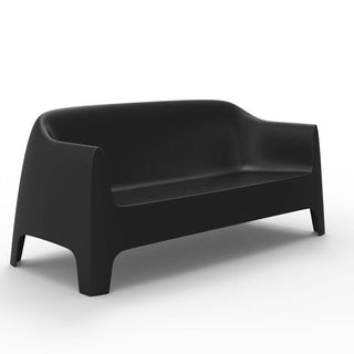 Vondom Solid sofa polyethylene by Stefano Giovannoni Vondom Black - Buy now on ShopDecor - Discover the best products by VONDOM design