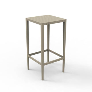 Vondom Spritz high table 50x50 h. 100 cm by Archirivolto Vondom Ecru - Buy now on ShopDecor - Discover the best products by VONDOM design