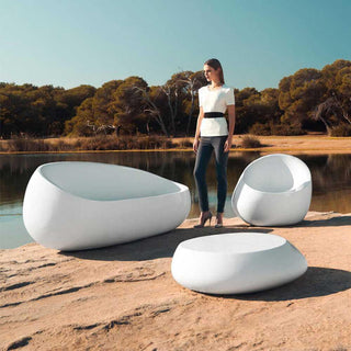 Vondom Stone armchair polyethylene by Stefano Giovannoni - Buy now on ShopDecor - Discover the best products by VONDOM design