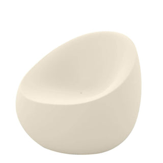 Vondom Stone armchair polyethylene by Stefano Giovannoni Vondom Ecru - Buy now on ShopDecor - Discover the best products by VONDOM design
