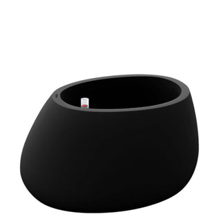 Vondom Stone vase h.40 cm polyethylene by Stefano Giovannoni Vondom Black - Buy now on ShopDecor - Discover the best products by VONDOM design