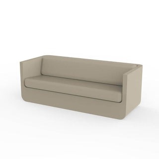 Vondom Ulm sofa polyethylene by Ramón Esteve Vondom Ecru - Buy now on ShopDecor - Discover the best products by VONDOM design