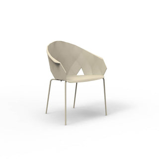 Vondom Vases chair polyethylene by JM Ferrero Vondom Ecru - Buy now on ShopDecor - Discover the best products by VONDOM design