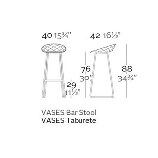 Vondom Vases stool polyethylene by JM Ferrero - Buy now on ShopDecor - Discover the best products by VONDOM design