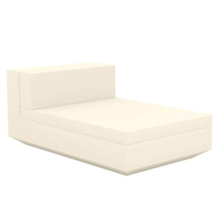 Vondom Vela sofa central chaiselongue by Ramón Esteve Vondom Ecru - Buy now on ShopDecor - Discover the best products by VONDOM design