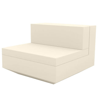 Vondom Vela sofa central module by Ramón Esteve Vondom Ecru - Buy now on ShopDecor - Discover the best products by VONDOM design