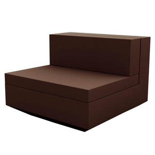 Vondom Vela sofa central module by Ramón Esteve Vondom Bronze - Buy now on ShopDecor - Discover the best products by VONDOM design