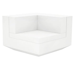 Vondom Vela sofa corner module 90° by Ramón Esteve Vondom White - Buy now on ShopDecor - Discover the best products by VONDOM design