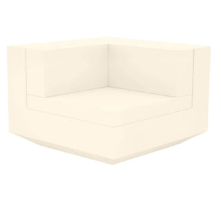 Vondom Vela sofa corner module 90° by Ramón Esteve Vondom Ecru - Buy now on ShopDecor - Discover the best products by VONDOM design
