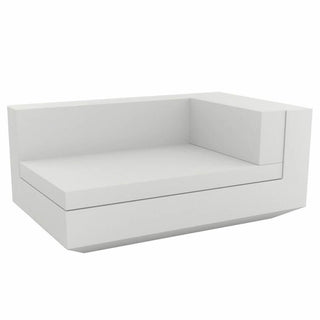 Vondom Vela sofa left chaiselongue by Ramón Esteve Vondom White - Buy now on ShopDecor - Discover the best products by VONDOM design
