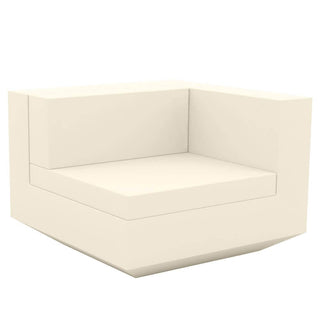 Vondom Vela sofa left-hand end module by Ramón Esteve Vondom Ecru - Buy now on ShopDecor - Discover the best products by VONDOM design