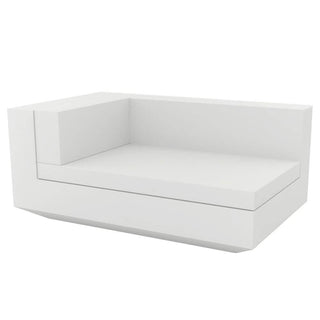 Vondom Vela sofa right chaiselongue by Ramón Esteve Vondom White - Buy now on ShopDecor - Discover the best products by VONDOM design