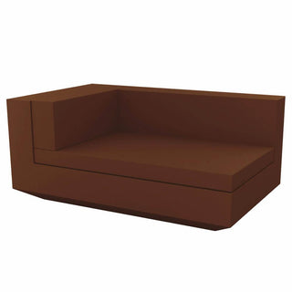 Vondom Vela sofa right chaiselongue by Ramón Esteve Vondom Bronze - Buy now on ShopDecor - Discover the best products by VONDOM design
