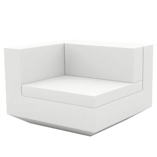 Vondom Vela sofa right-hand end module by Ramón Esteve Vondom White - Buy now on ShopDecor - Discover the best products by VONDOM design