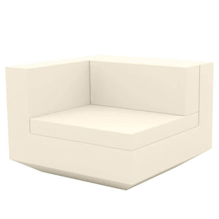 Vondom Vela sofa right-hand end module by Ramón Esteve Vondom Ecru - Buy now on ShopDecor - Discover the best products by VONDOM design