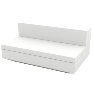 Vondom Vela XL sofa central module by Ramón Esteve Vondom White - Buy now on ShopDecor - Discover the best products by VONDOM design