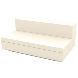 Vondom Vela XL sofa central module by Ramón Esteve Vondom Ecru - Buy now on ShopDecor - Discover the best products by VONDOM design