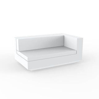 Vondom Vela XL sofa left-hand end module by Ramón Esteve Vondom White - Buy now on ShopDecor - Discover the best products by VONDOM design
