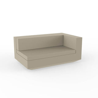 Vondom Vela XL sofa left-hand end module by Ramón Esteve Vondom Ecru - Buy now on ShopDecor - Discover the best products by VONDOM design