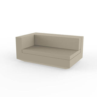 Vondom Vela XL sofa right-hand end module by Ramón Esteve Vondom Ecru - Buy now on ShopDecor - Discover the best products by VONDOM design
