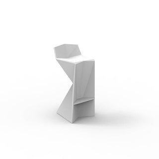 Vondom Vertex stool polyethylene by Karim Rashid Vondom White - Buy now on ShopDecor - Discover the best products by VONDOM design