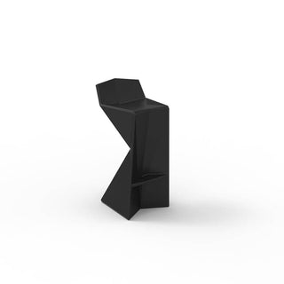 Vondom Vertex stool polyethylene by Karim Rashid Vondom Black - Buy now on ShopDecor - Discover the best products by VONDOM design