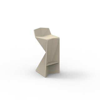 Vondom Vertex stool polyethylene by Karim Rashid Vondom Ecru - Buy now on ShopDecor - Discover the best products by VONDOM design