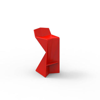 Vondom Vertex stool polyethylene by Karim Rashid Vondom Red - Buy now on ShopDecor - Discover the best products by VONDOM design