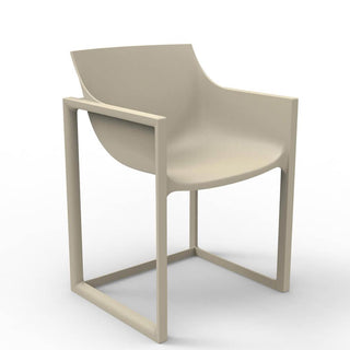 Vondom Wall Street small armchair by Eugeni Quitllet Vondom Ecru - Buy now on ShopDecor - Discover the best products by VONDOM design