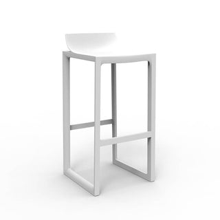 Vondom Wall Street stool h.seat 76 cm by Eugeni Quitllet Vondom White - Buy now on ShopDecor - Discover the best products by VONDOM design