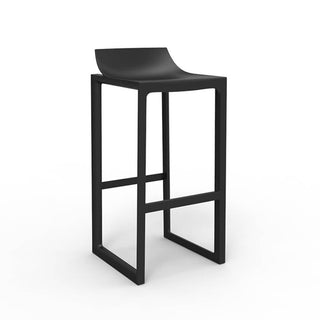 Vondom Wall Street stool h.seat 76 cm by Eugeni Quitllet Vondom Black - Buy now on ShopDecor - Discover the best products by VONDOM design