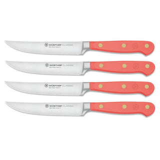 Wusthof Classic Color 4-piece steak knife set 12 cm. Wusthof Coral Peach - Buy now on ShopDecor - Discover the best products by WÜSTHOF design