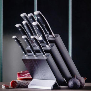 Wusthof Classic Ikon 6 piece knife block in black ash - Buy now on ShopDecor - Discover the best products by WÜSTHOF design