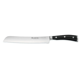Wusthof Classic Ikon bread knife 20 cm. black - Buy now on ShopDecor - Discover the best products by WÜSTHOF design