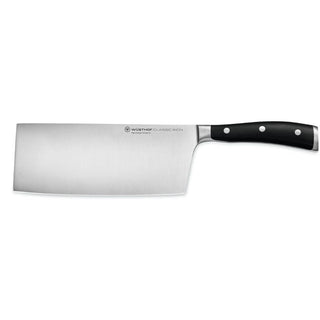Wusthof Classic Ikon chinese chef's knife 18 cm. black - Buy now on ShopDecor - Discover the best products by WÜSTHOF design