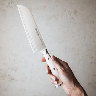 Wusthof Classic Ikon Crème santoku knife with hollow edge 14 cm. - Buy now on ShopDecor - Discover the best products by WÜSTHOF design