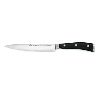 Wusthof Classic Ikon fillet knife 16 cm. black - Buy now on ShopDecor - Discover the best products by WÜSTHOF design