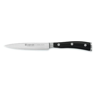 Wusthof Classic Ikon utility knife 12 cm. black - Buy now on ShopDecor - Discover the best products by WÜSTHOF design