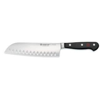 Wusthof Classic santoku knife with hollow edge 17 cm. black - Buy now on ShopDecor - Discover the best products by WÜSTHOF design