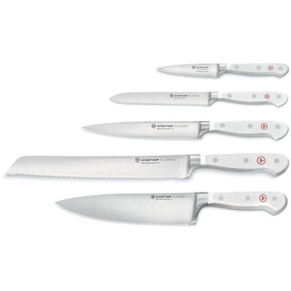 Wusthof Classic White 5-piece knife block set Buy on Shopdecor WÜSTHOF collections