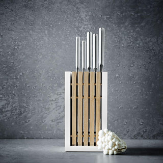Wusthof Classic White knife block with 5 knives - Buy now on ShopDecor - Discover the best products by WÜSTHOF design