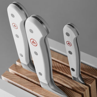 Wusthof Classic White knife block with 5 knives - Buy now on ShopDecor - Discover the best products by WÜSTHOF design